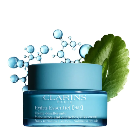 CLARINS Hydra-Essentiel [HA²] Silky Cream (Normal to Dry skin), CLARINS ,CLARINS Silky Cream, clarins hydra, ผลิตภัณฑ์บำรุงผิวหน้าคลาแรงส์,คลาแรงส์ ,clarins hydra-essentiel รีวิว,clarins hydra essentiel วิธีใช้